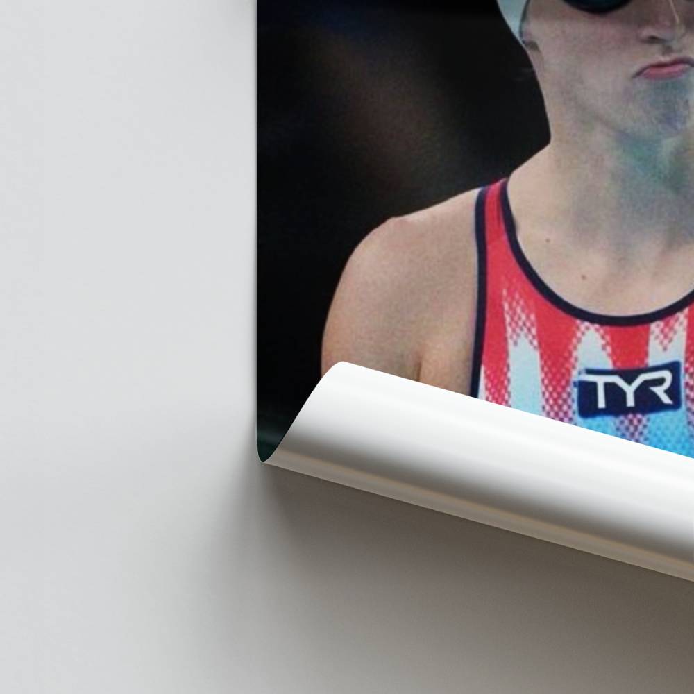 Poster Nuotatore USA