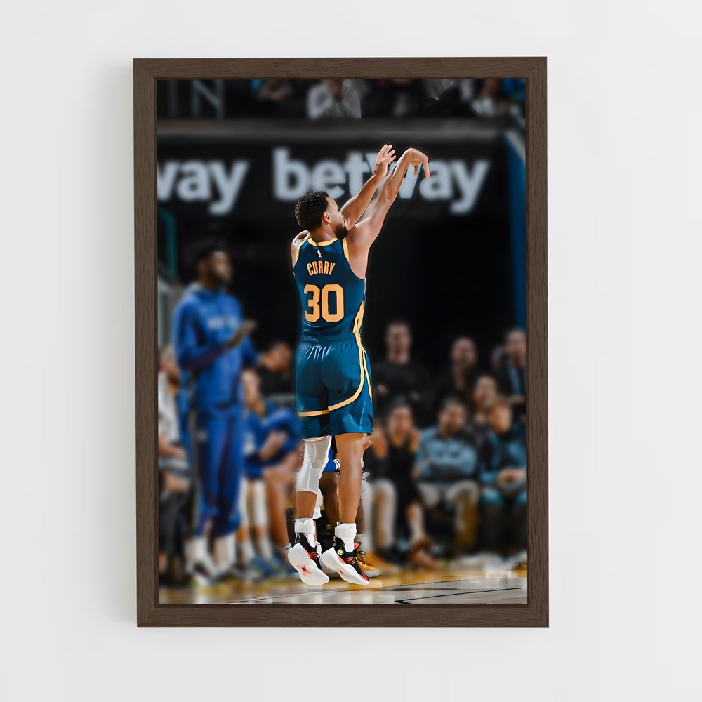 nba-basketball-2 cadre Bois foncé