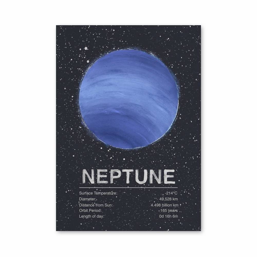 Poster Cosmos Bleu