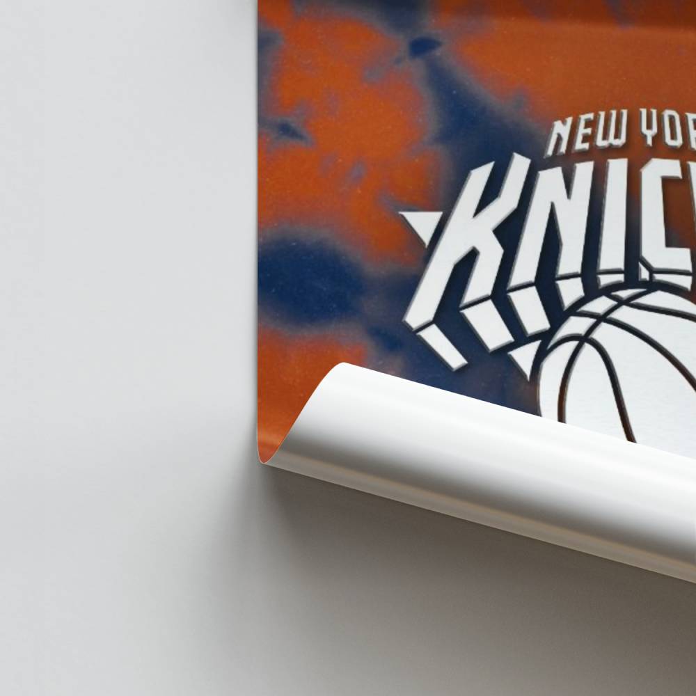 Poster tie-dye dei New York Knicks