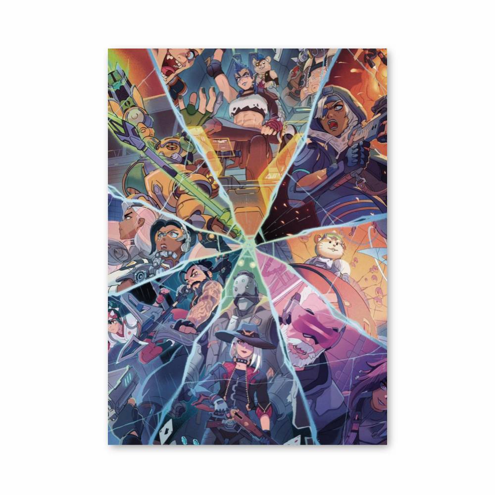 Poster Heroes Fracturés