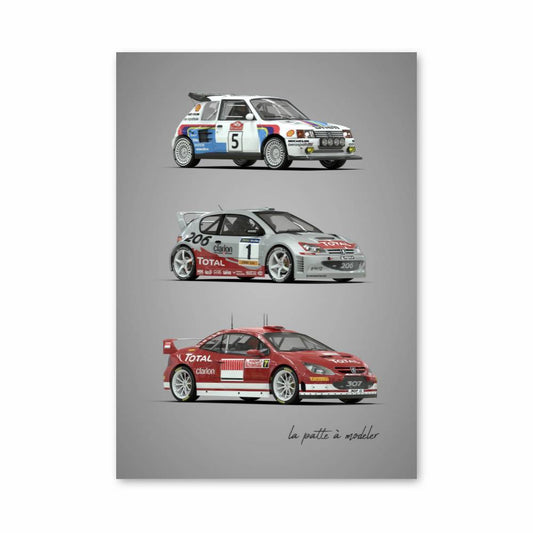 Poster Légendes du Rallye