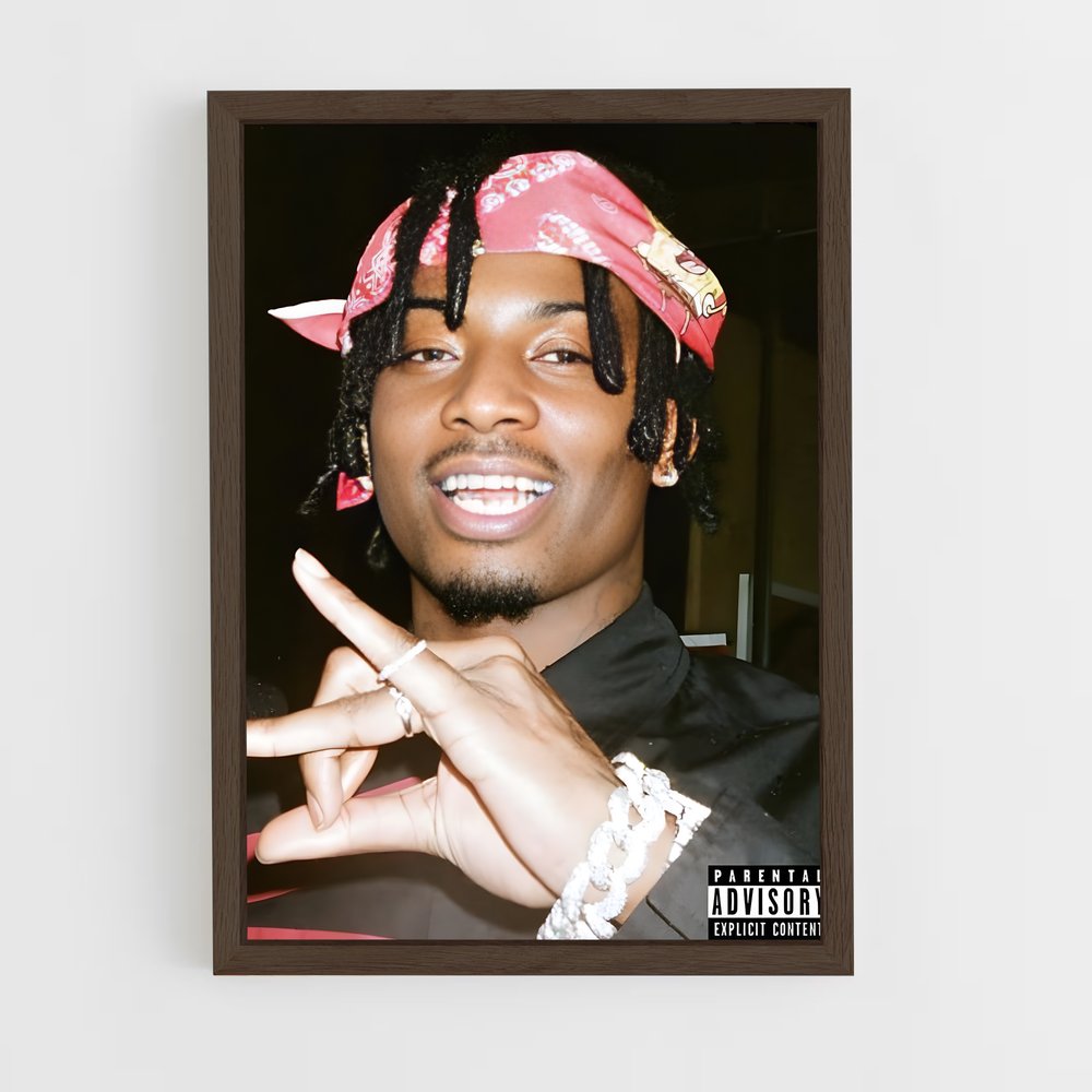 playboy-carti-7 cadre Bois foncé