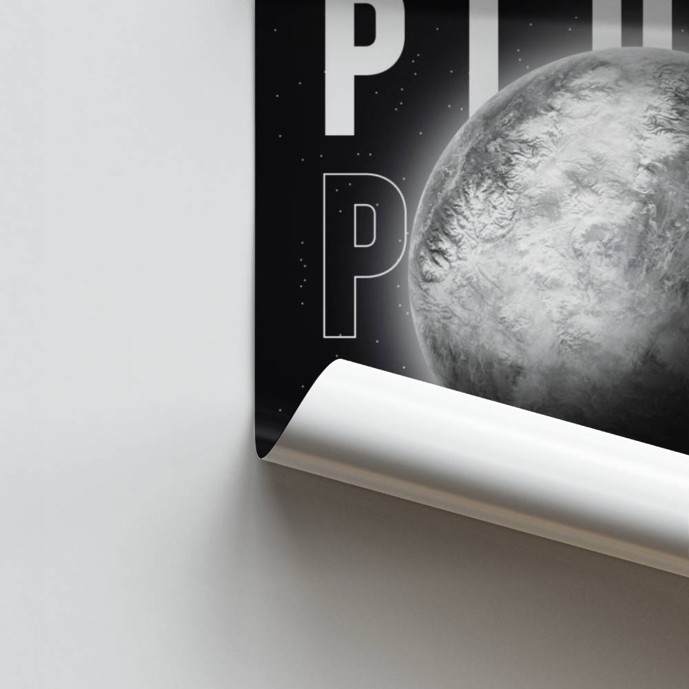 Poster misterioso di Plutone