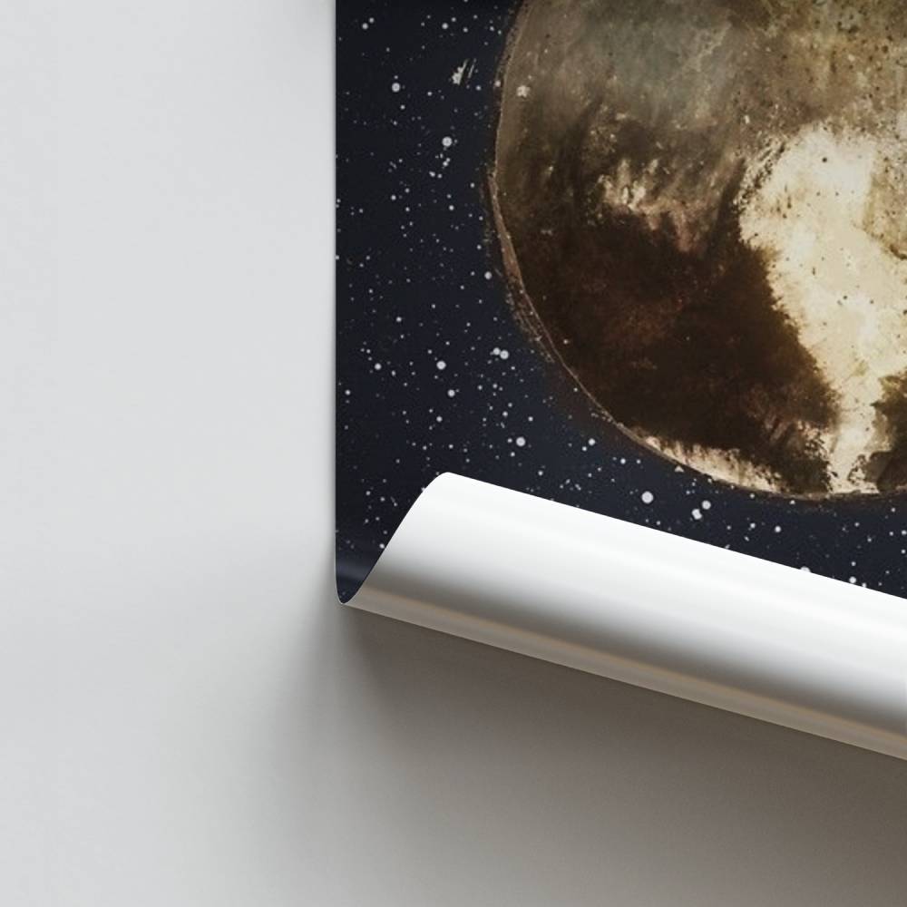 Poster Pianeta Plutone