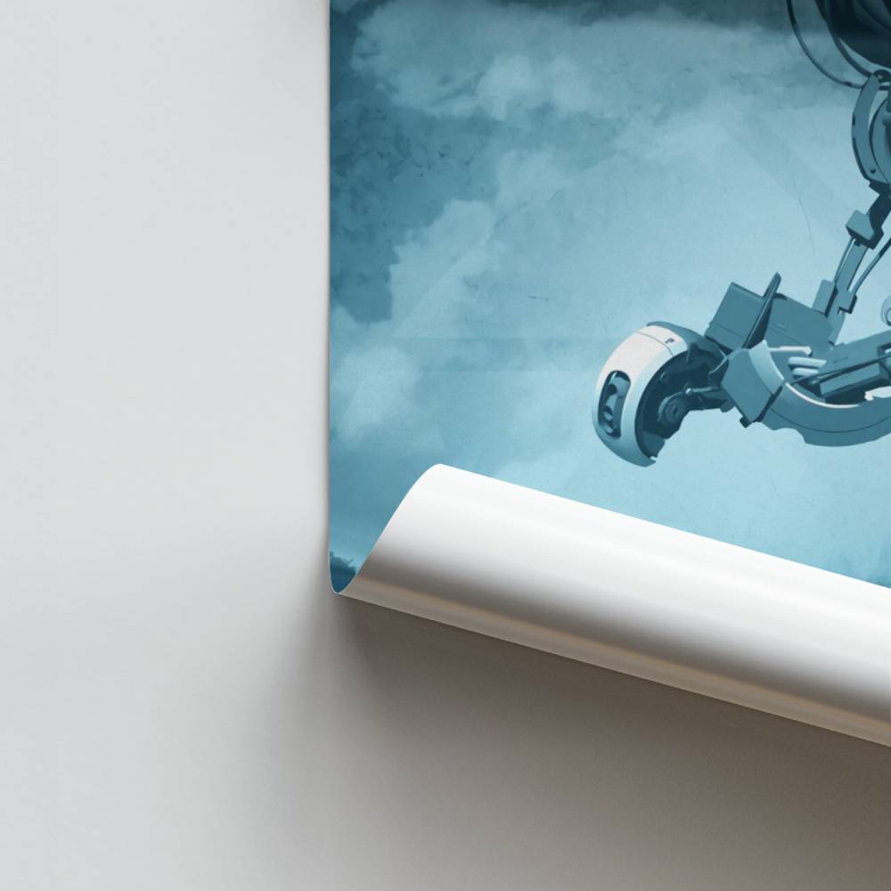 Poster di sfera futuristica