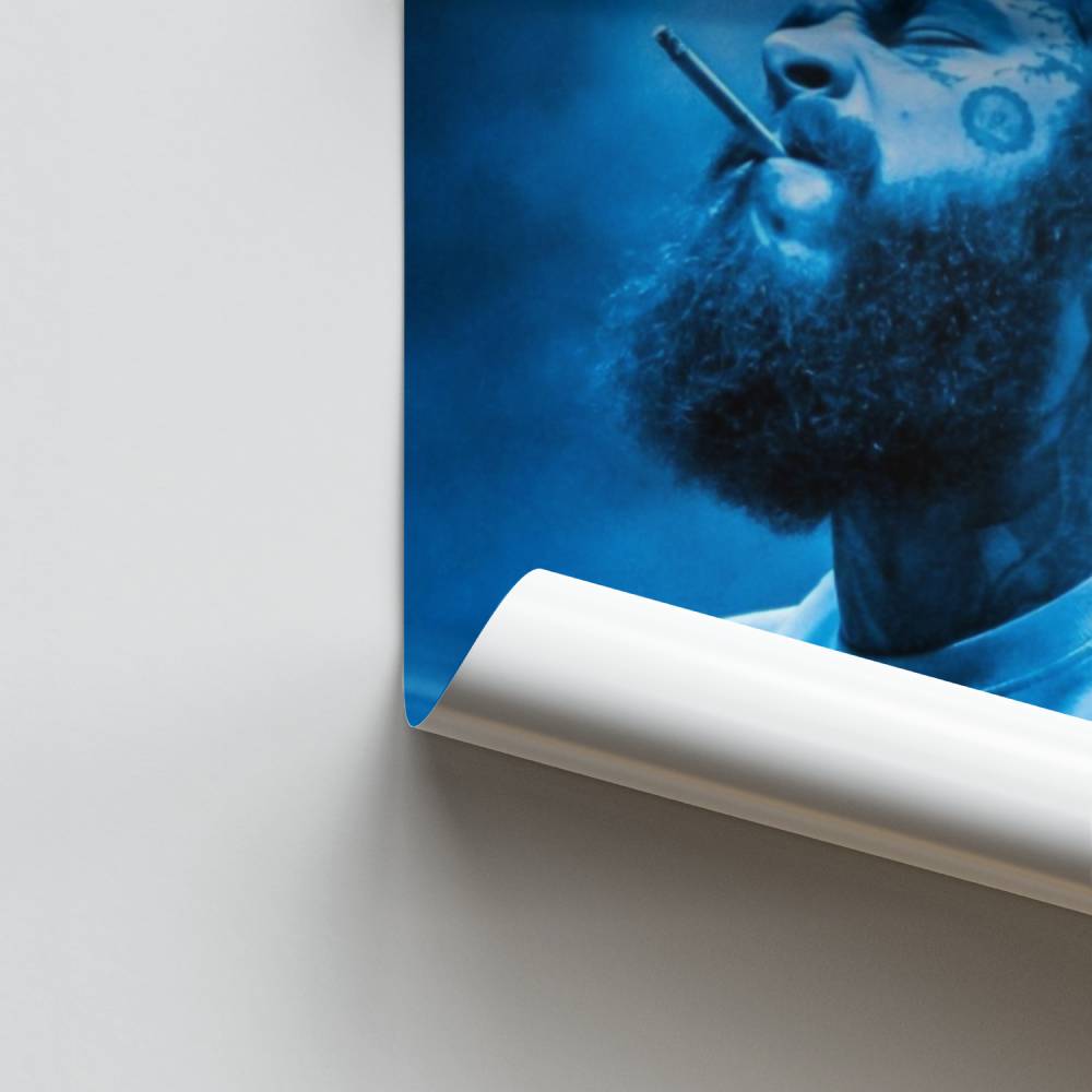 Poster di energia blu
