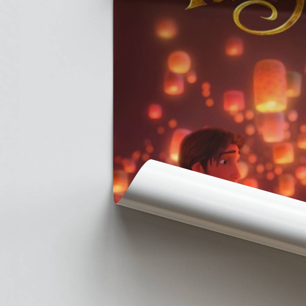 Poster delle luci del libro di fiabe