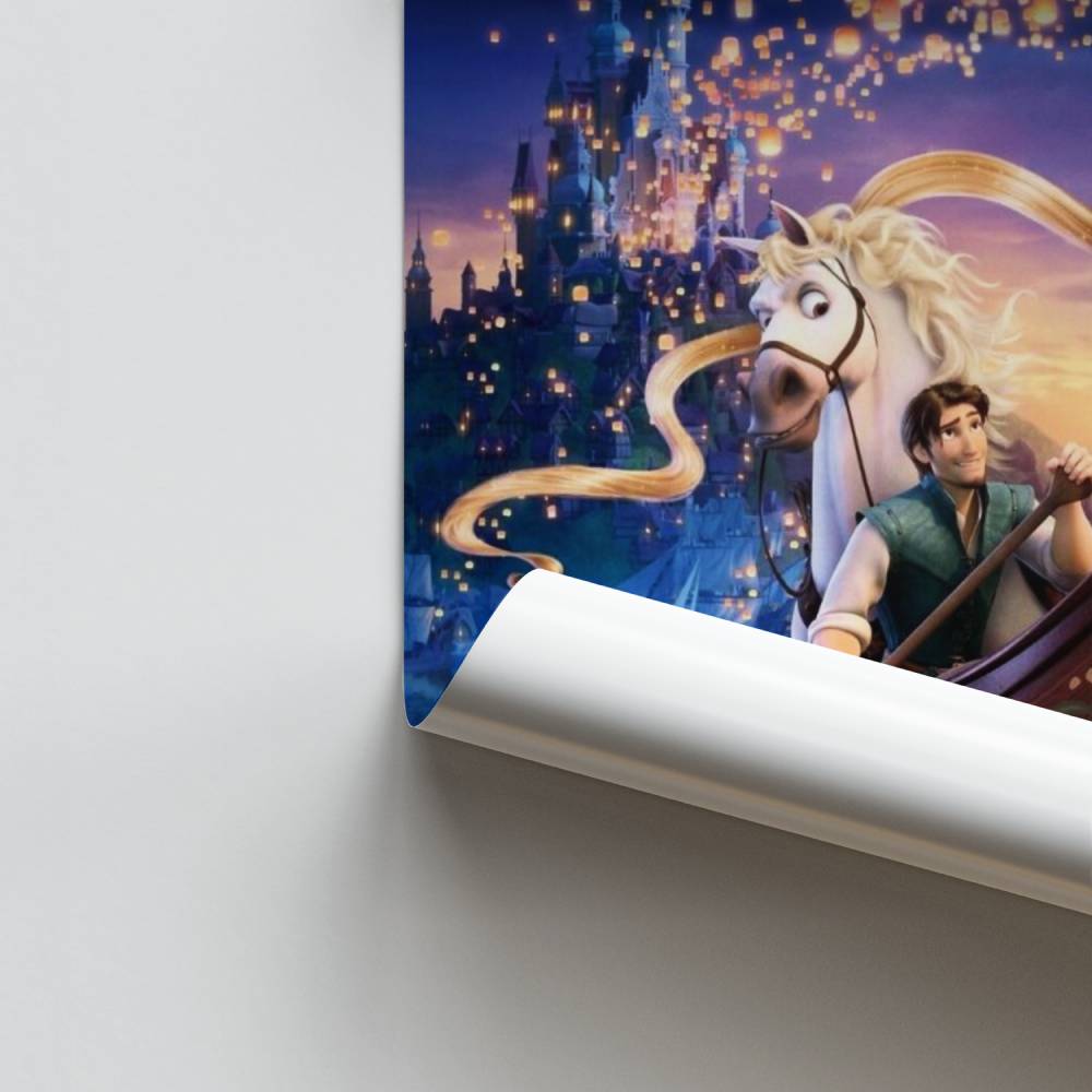 Poster del viaggio illuminato