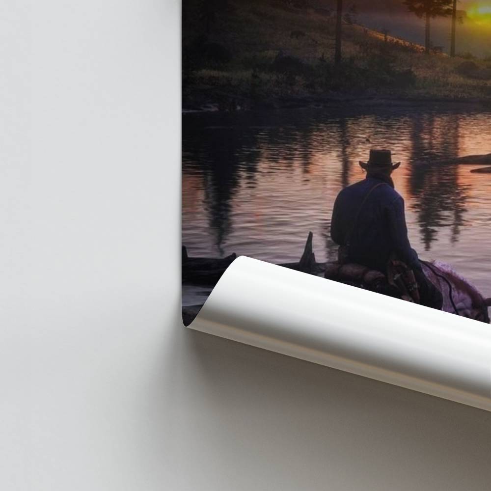 Poster Aube Équestre