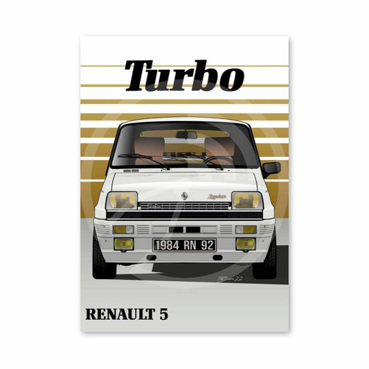 Poster Turbo Renault 5