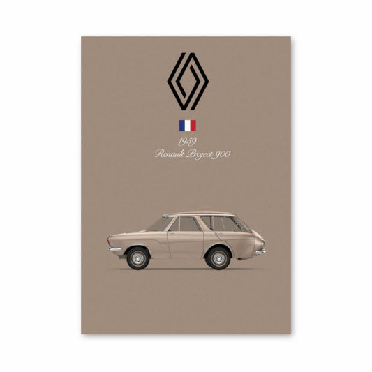 Poster Renault Projet 900