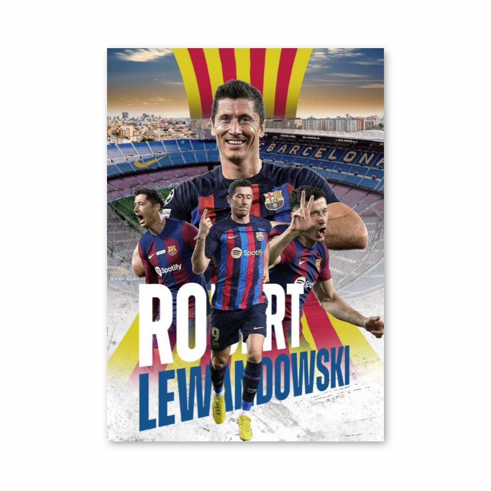 Poster Barcelone Étoile