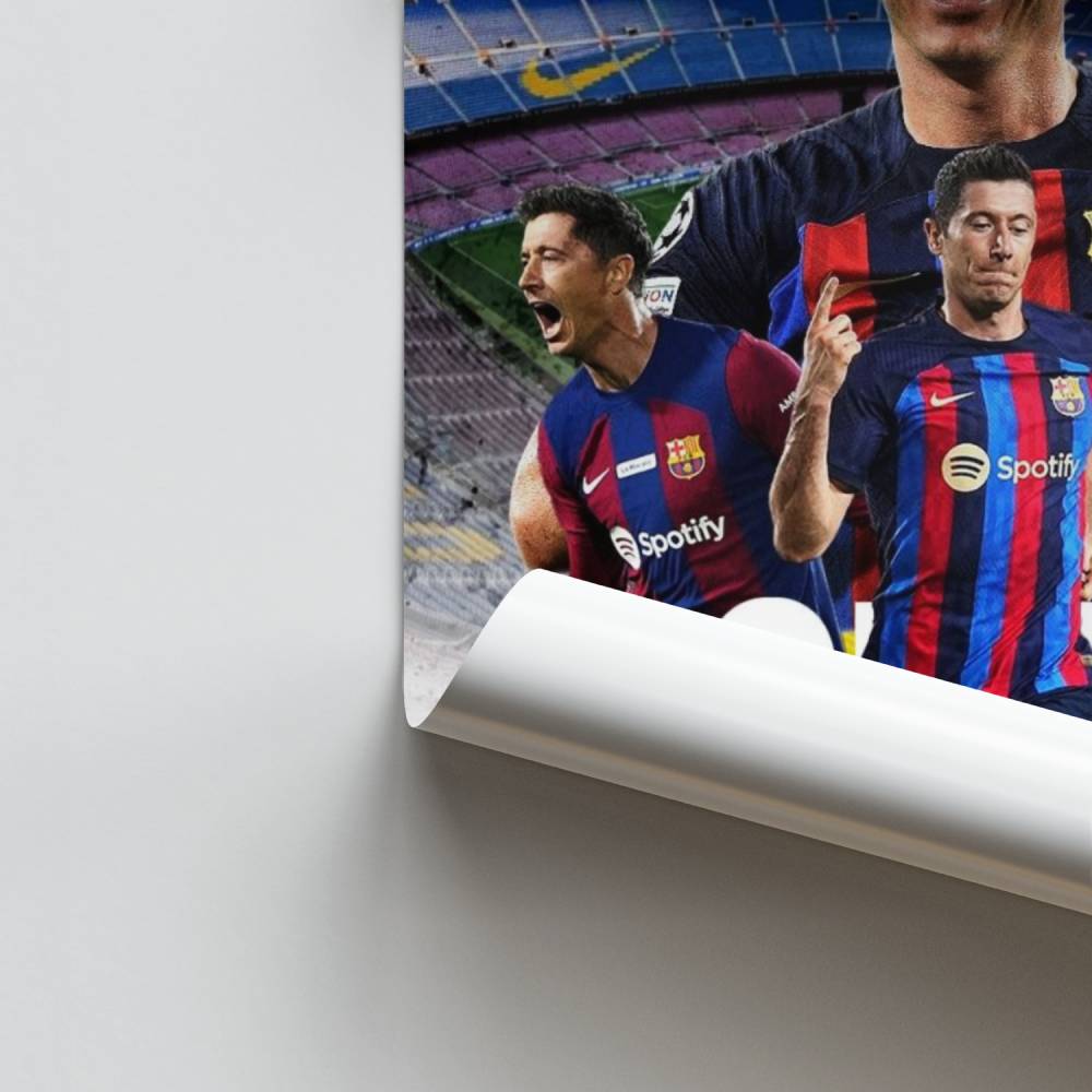 Poster Barcelone Étoile