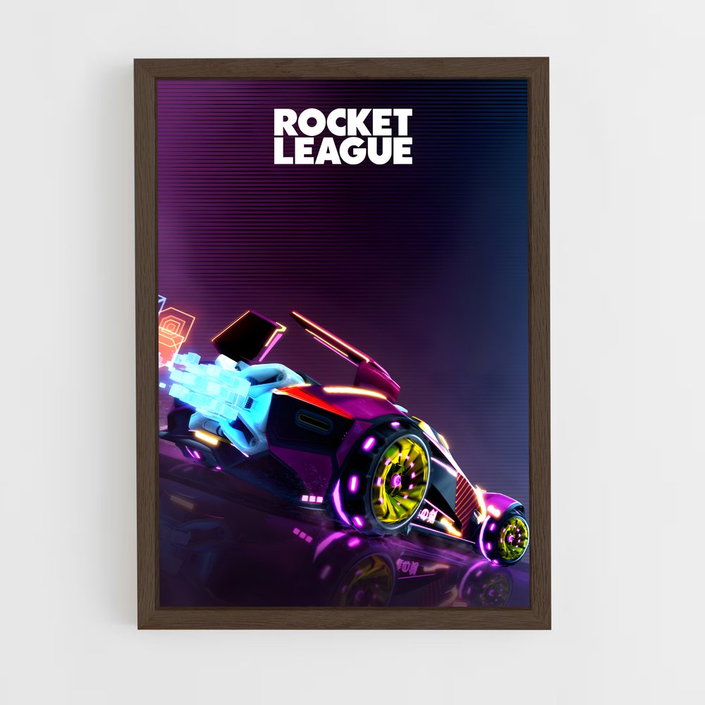 rocket-league-6 cadre Bois foncé