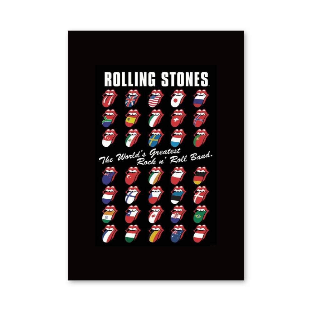 Poster Rolling Stones Flags