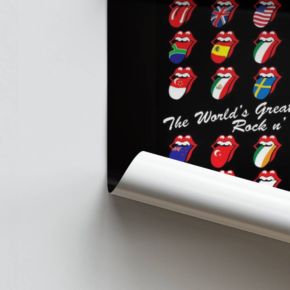 Poster Bandiere dei Rolling Stones