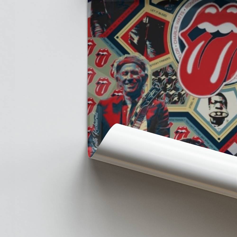 Poster di lecca e rotola