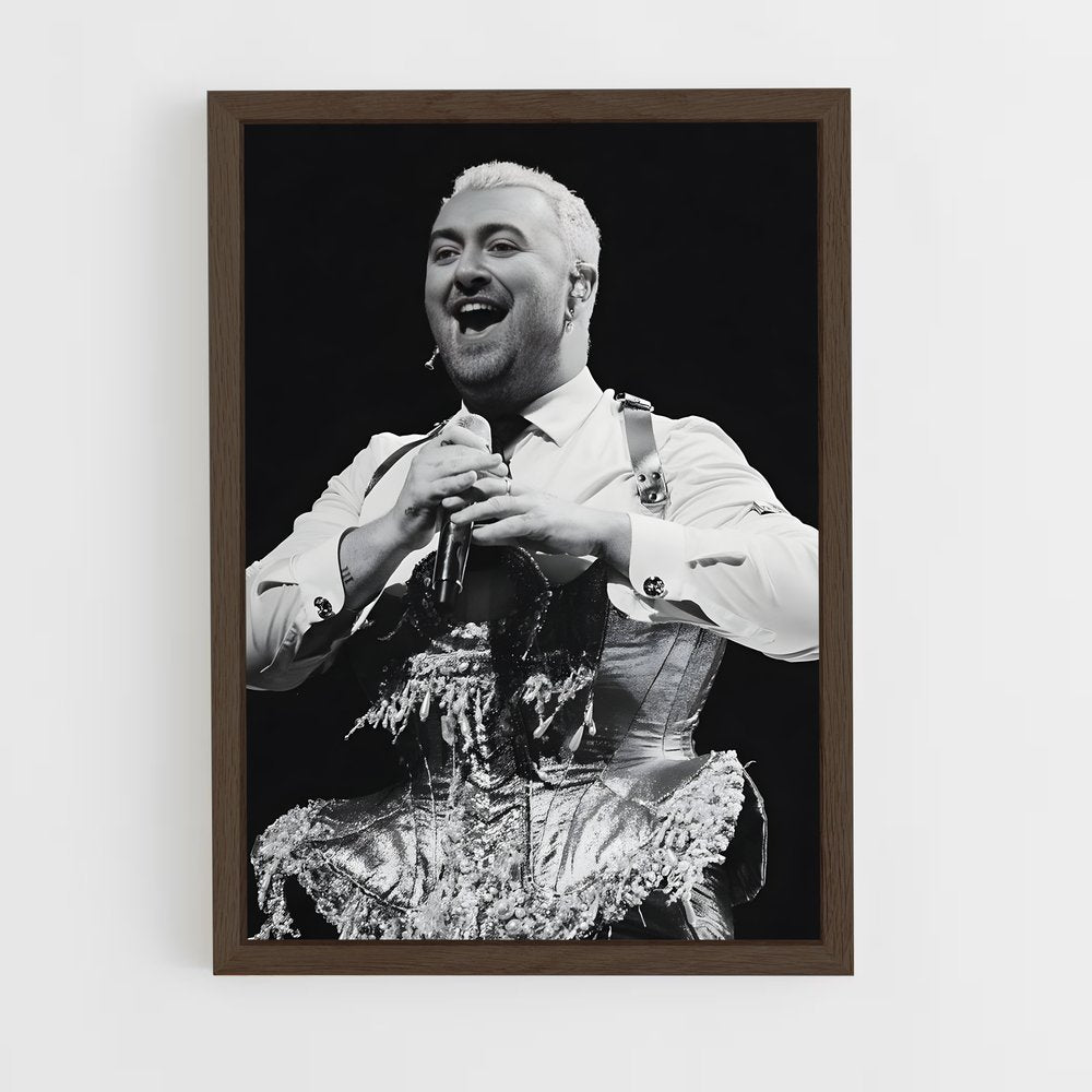 sam-smith-8 cadre Bois foncé