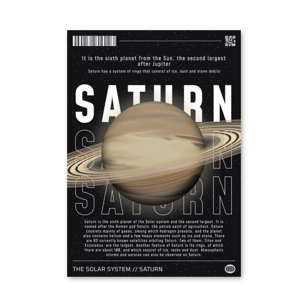 Poster Saturne Systémique