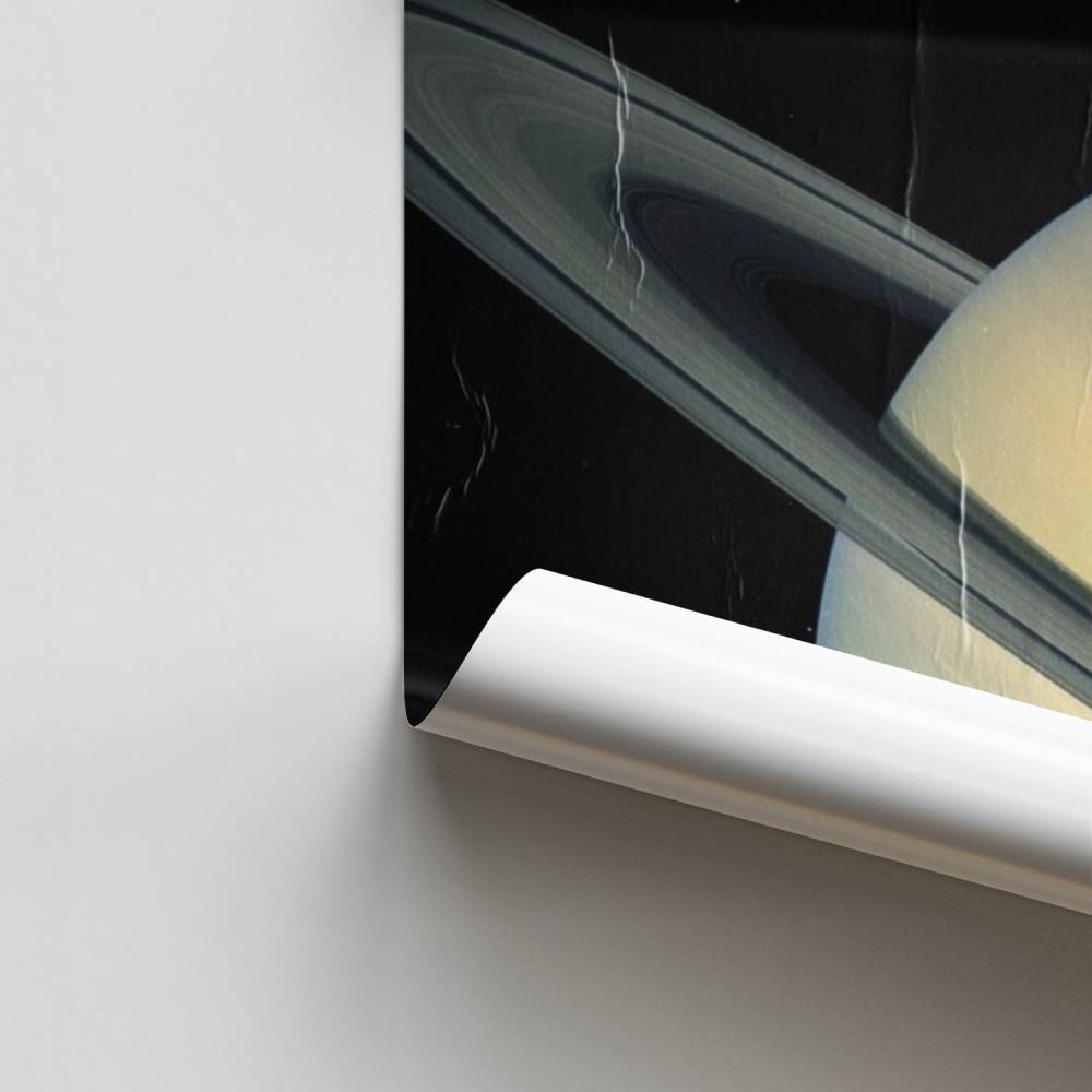 Poster Saturno retrò
