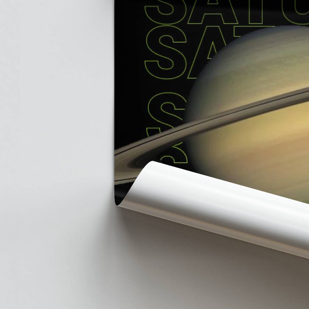 Poster Pianeta Saturno