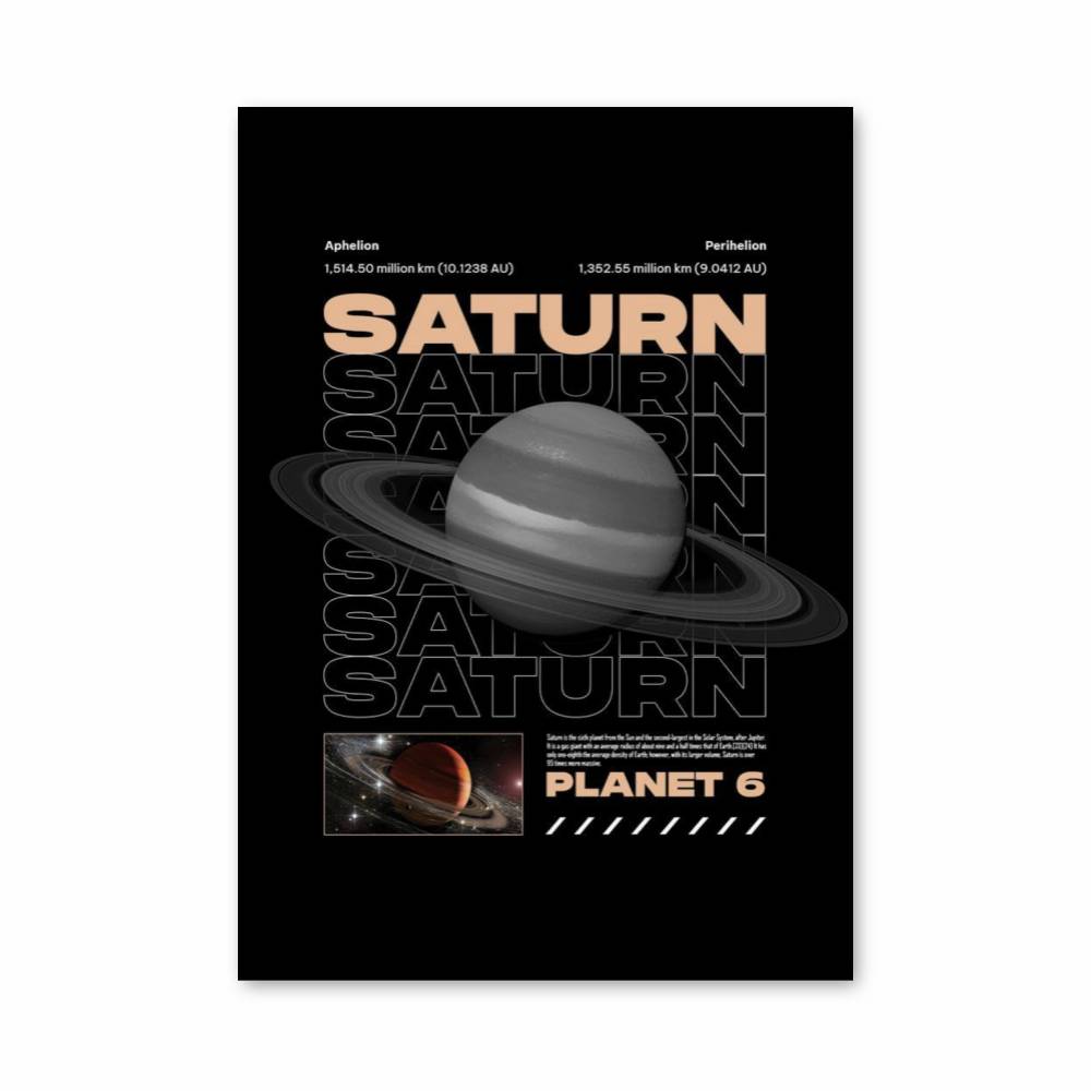 Poster Saturn 6