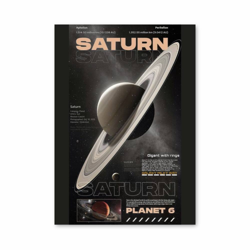 Poster Saturne Édition 21