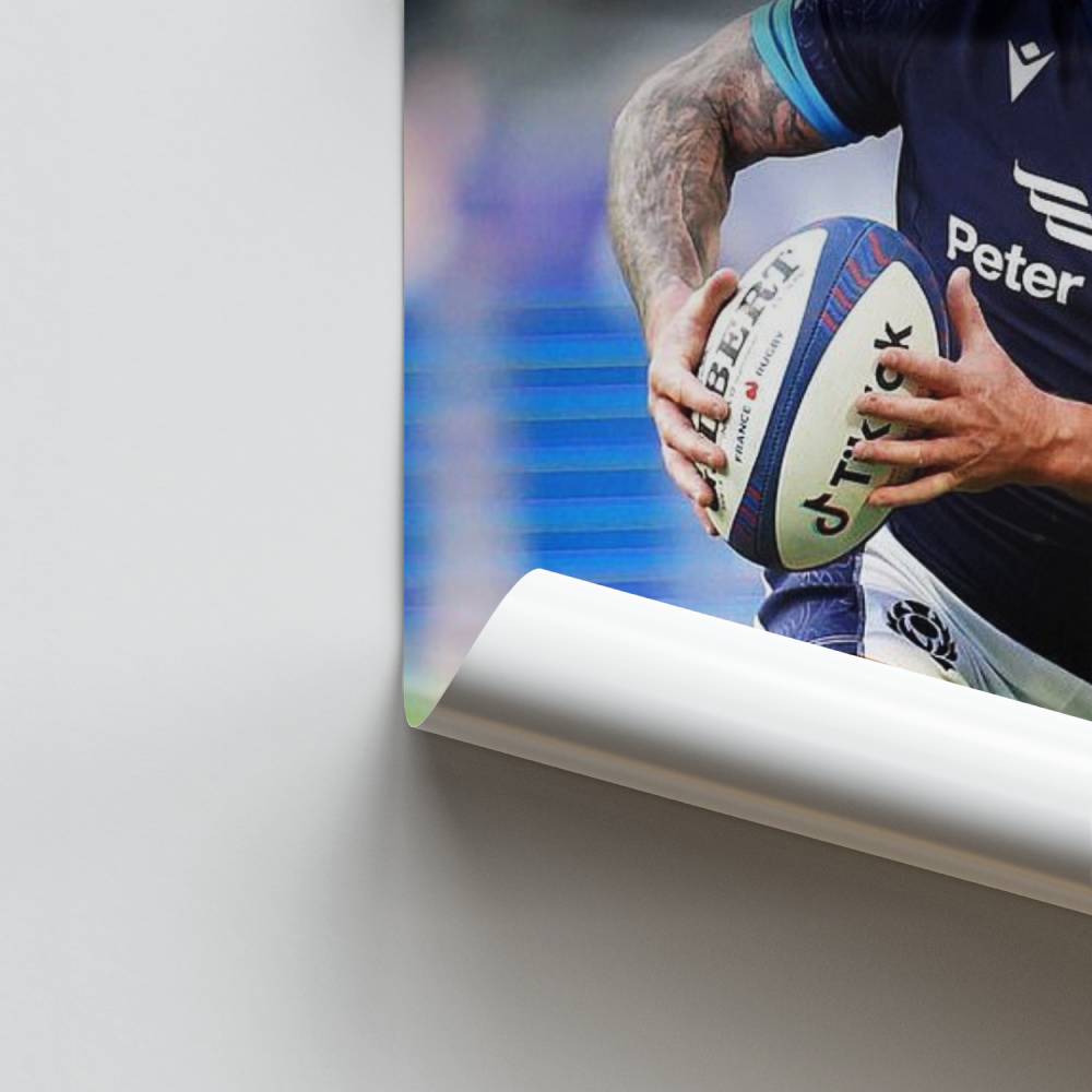 Poster dinamico del rugby scozzese