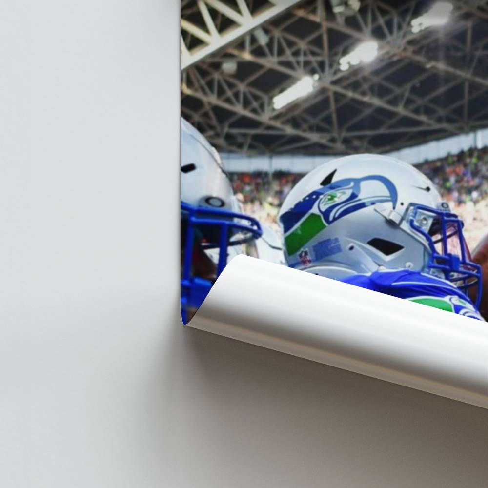 Poster Squadra dinamica di calcio