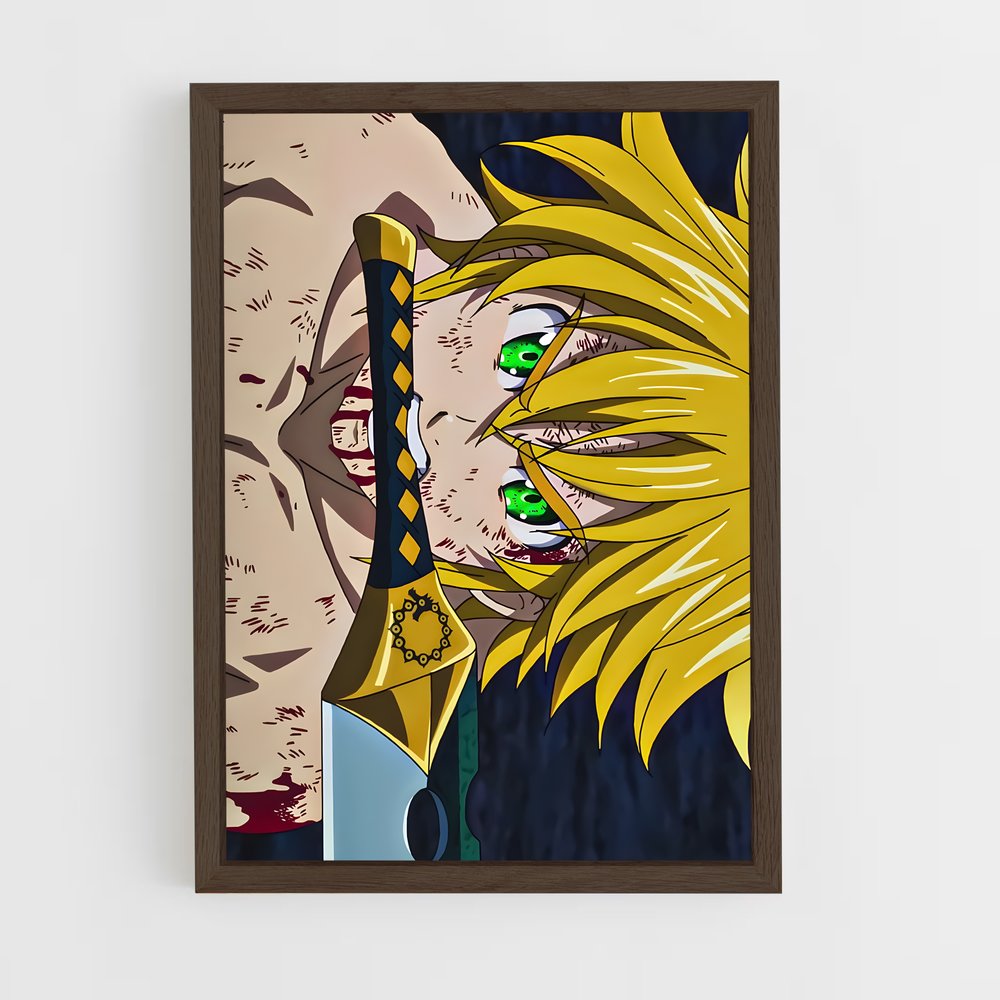 seven-deadly-sins-9 cadre Bois foncé