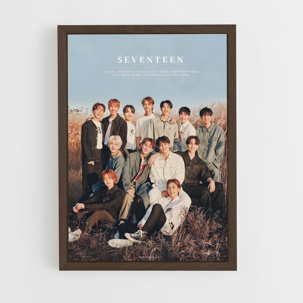 seventeen-19 cadre Bois foncé