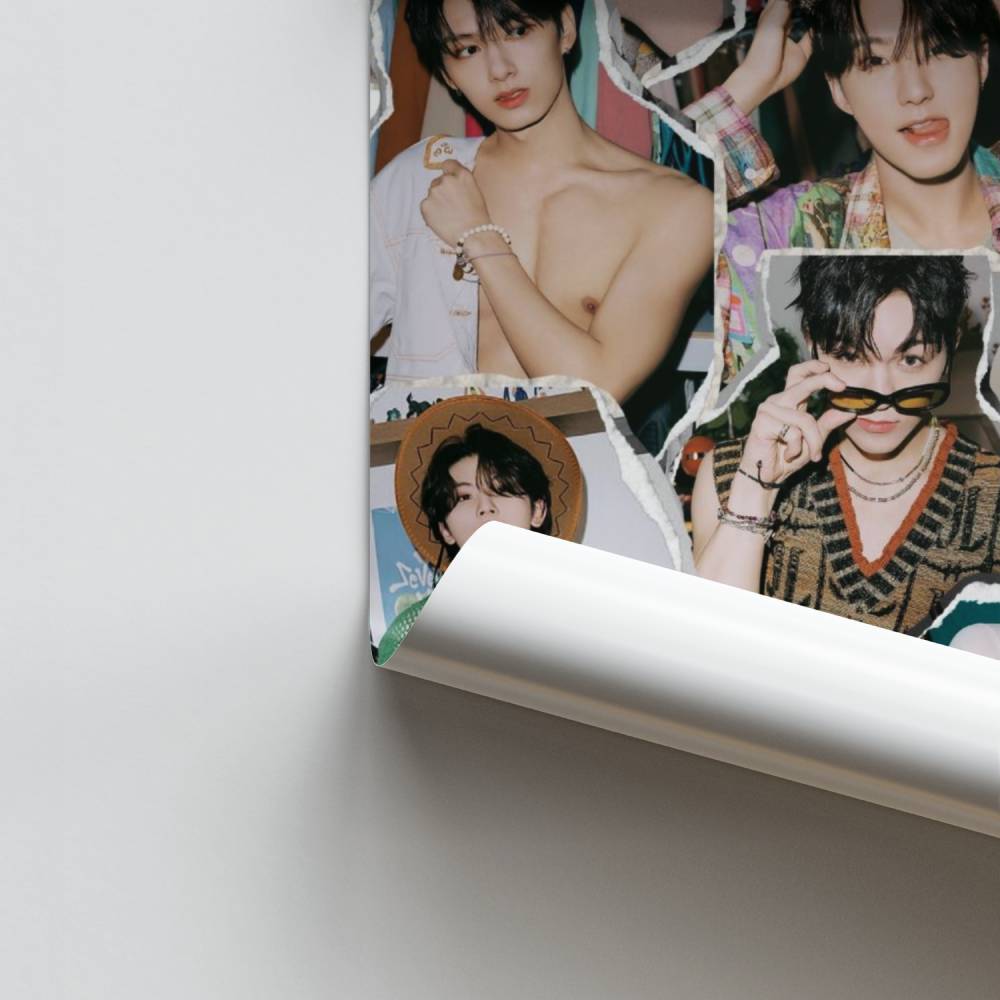 Poster di collage pop dinamico