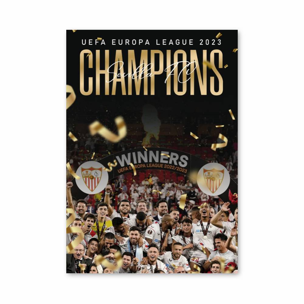Poster Champions Séville FC