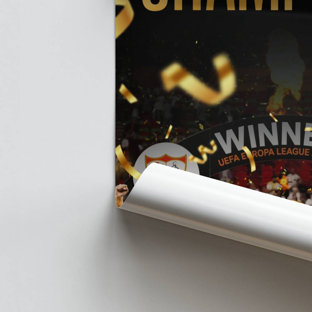 Poster Champions Séville FC