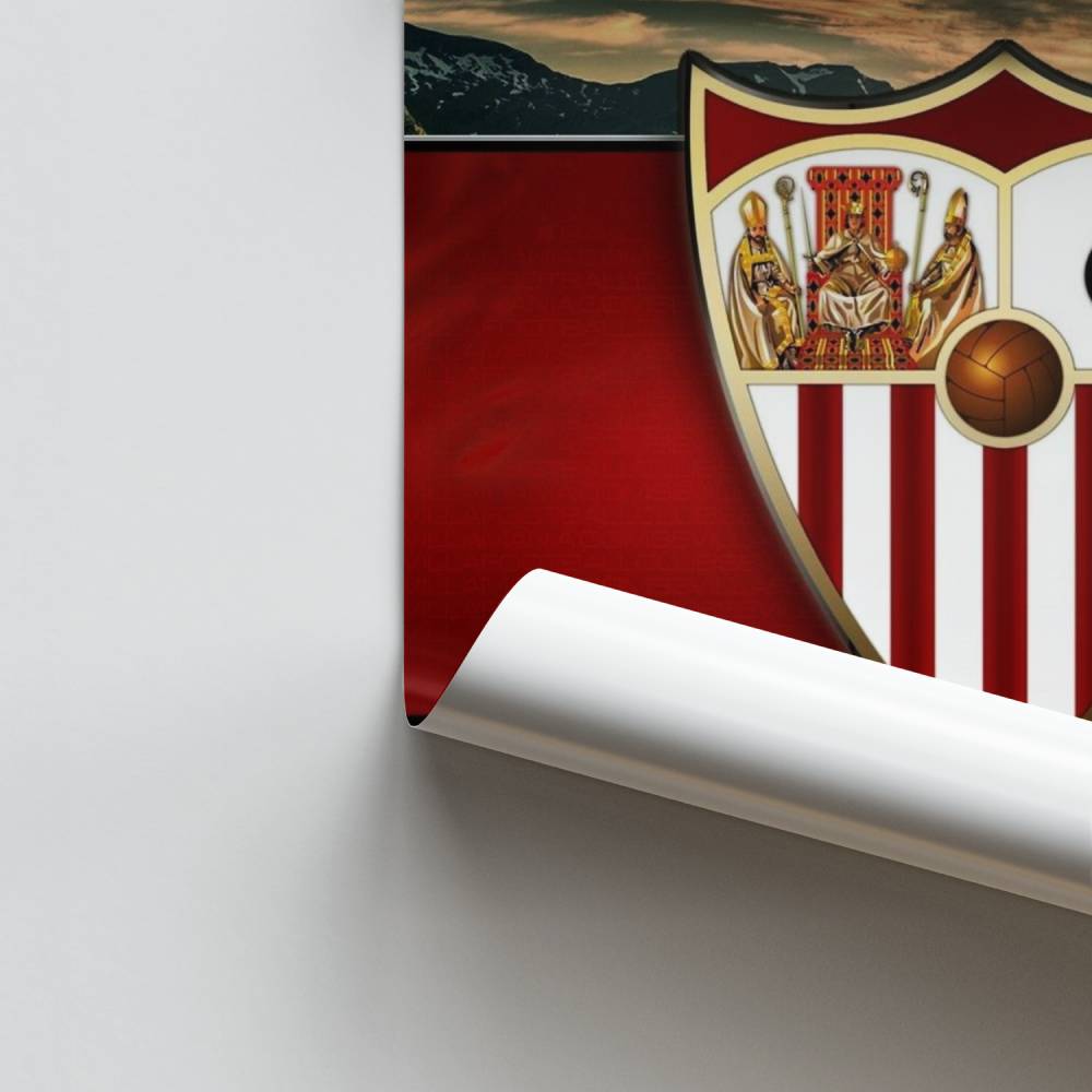 Poster Sevilla Écusson Élégant