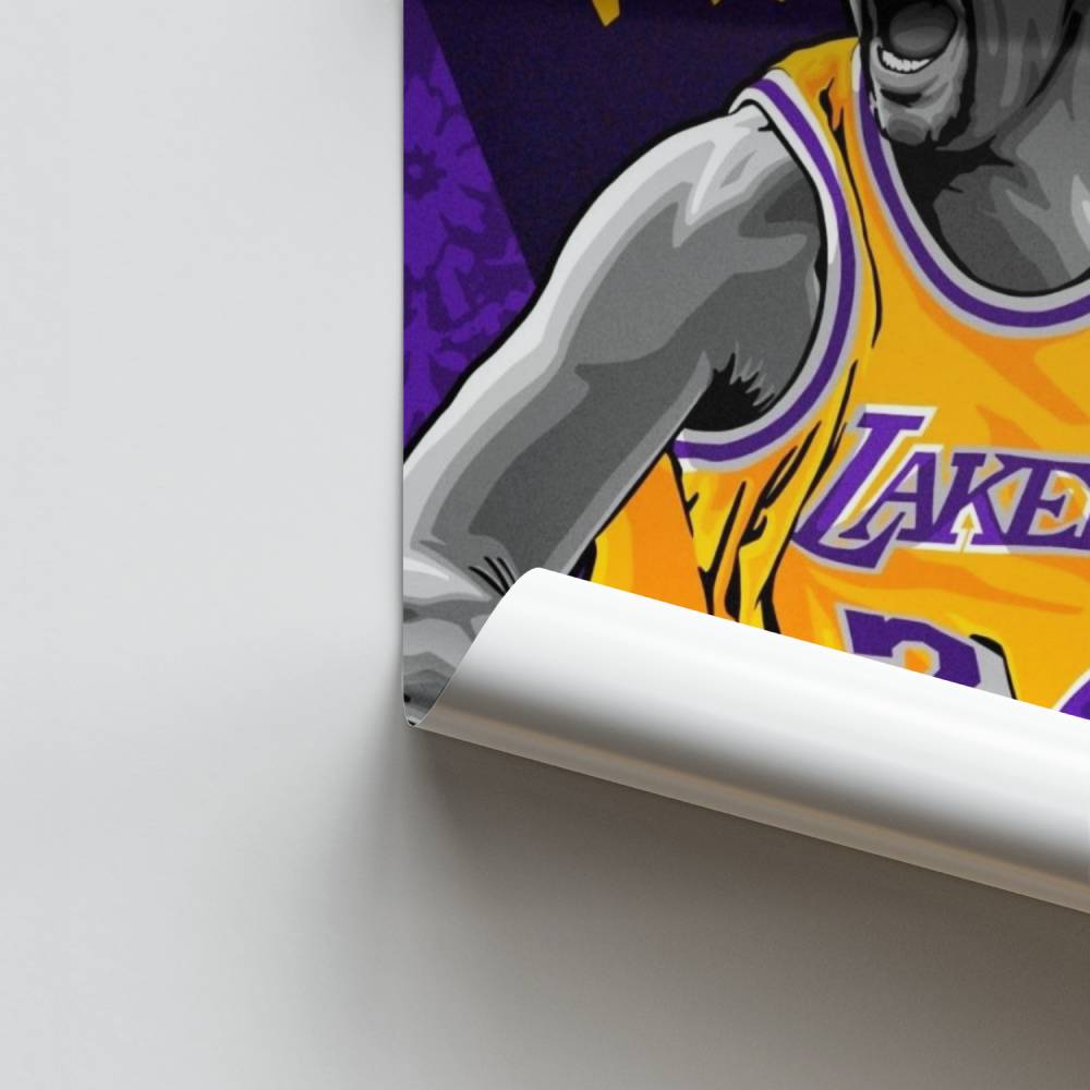 Poster Dominio di Shaq Lakers