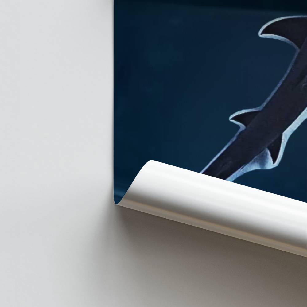 Poster L'eleganza dello squalo martello