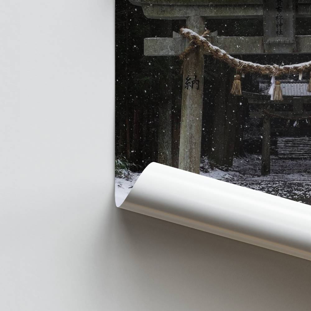 Poster Passage Shinto Neige