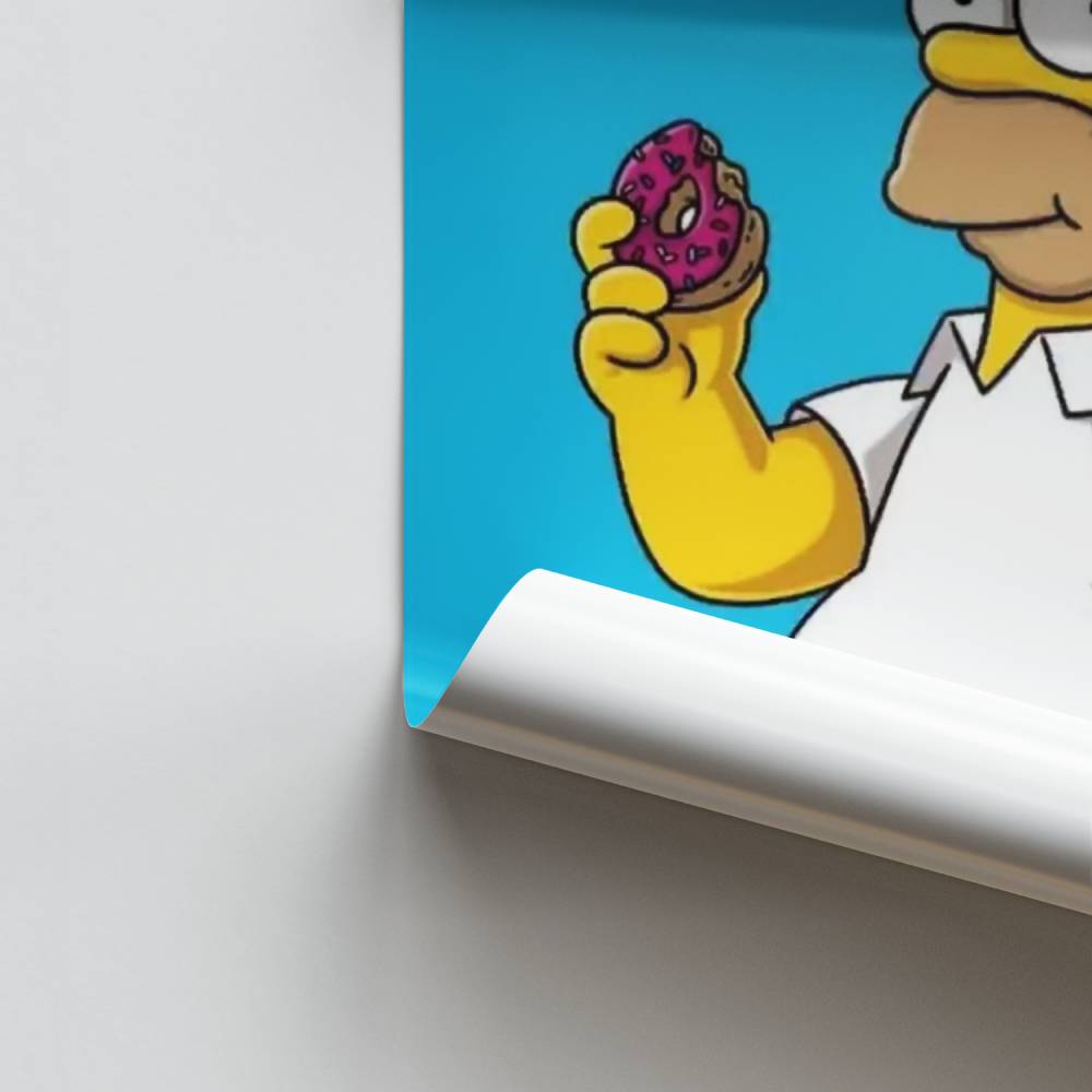 Poster Homer Simpsons Donut