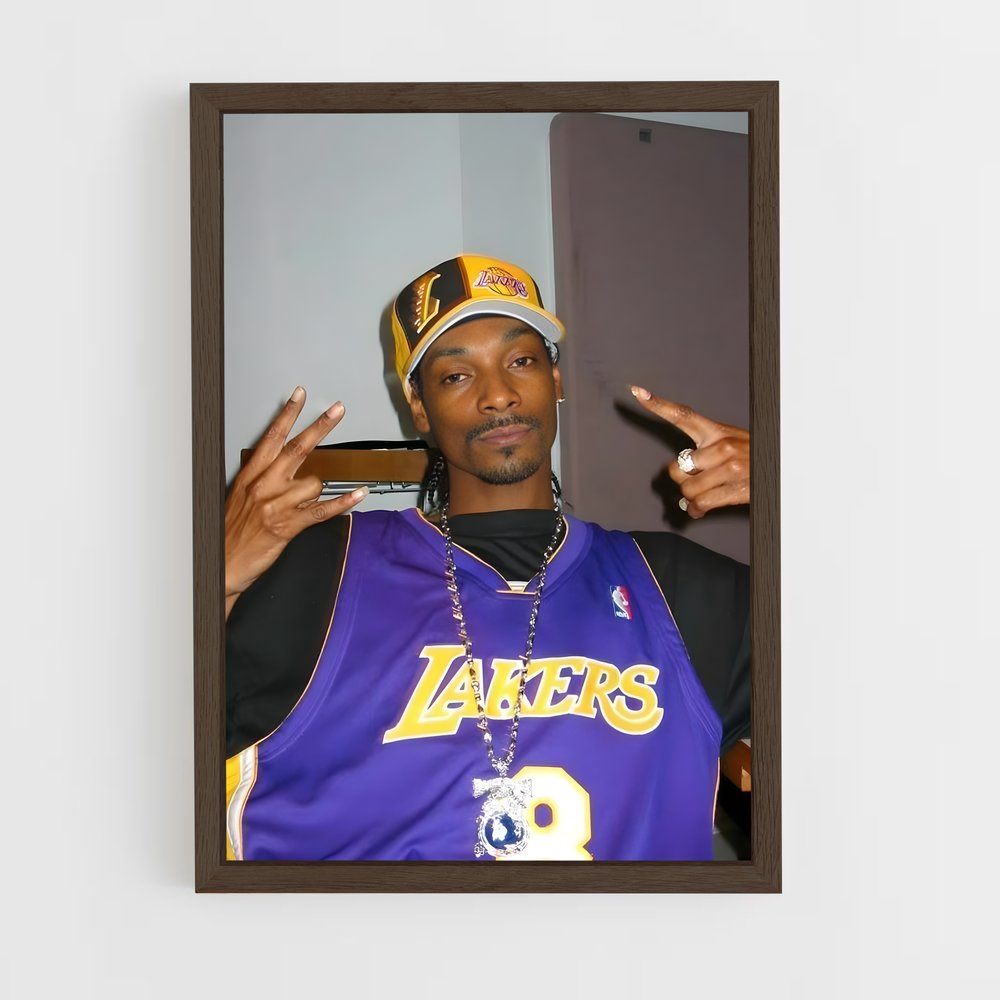 snoop-dog-1 cadre Bois foncé