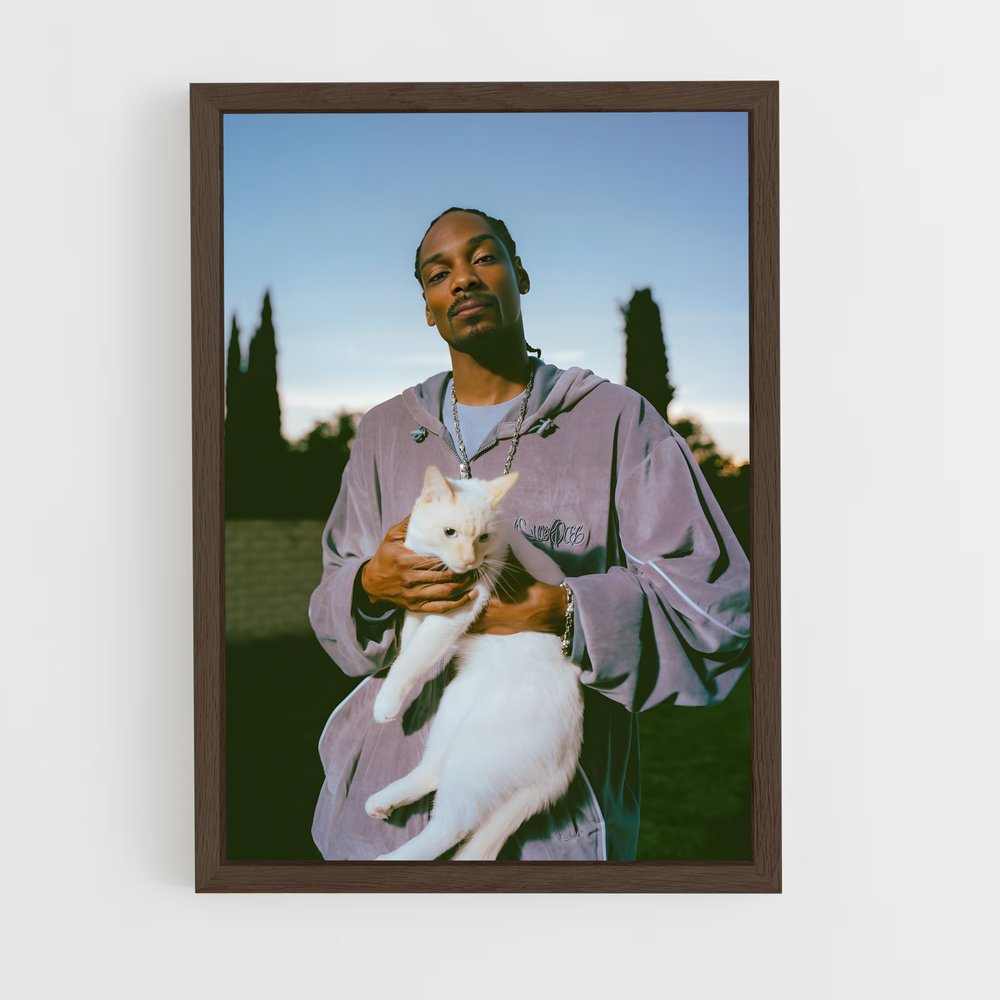 snoop-dog-5 cadre Bois foncé