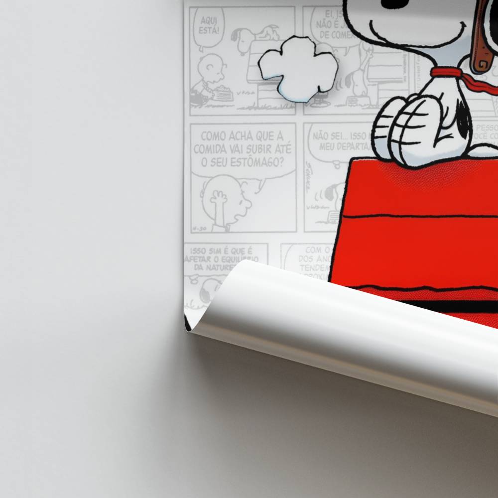Poster Snoopy Aviatore