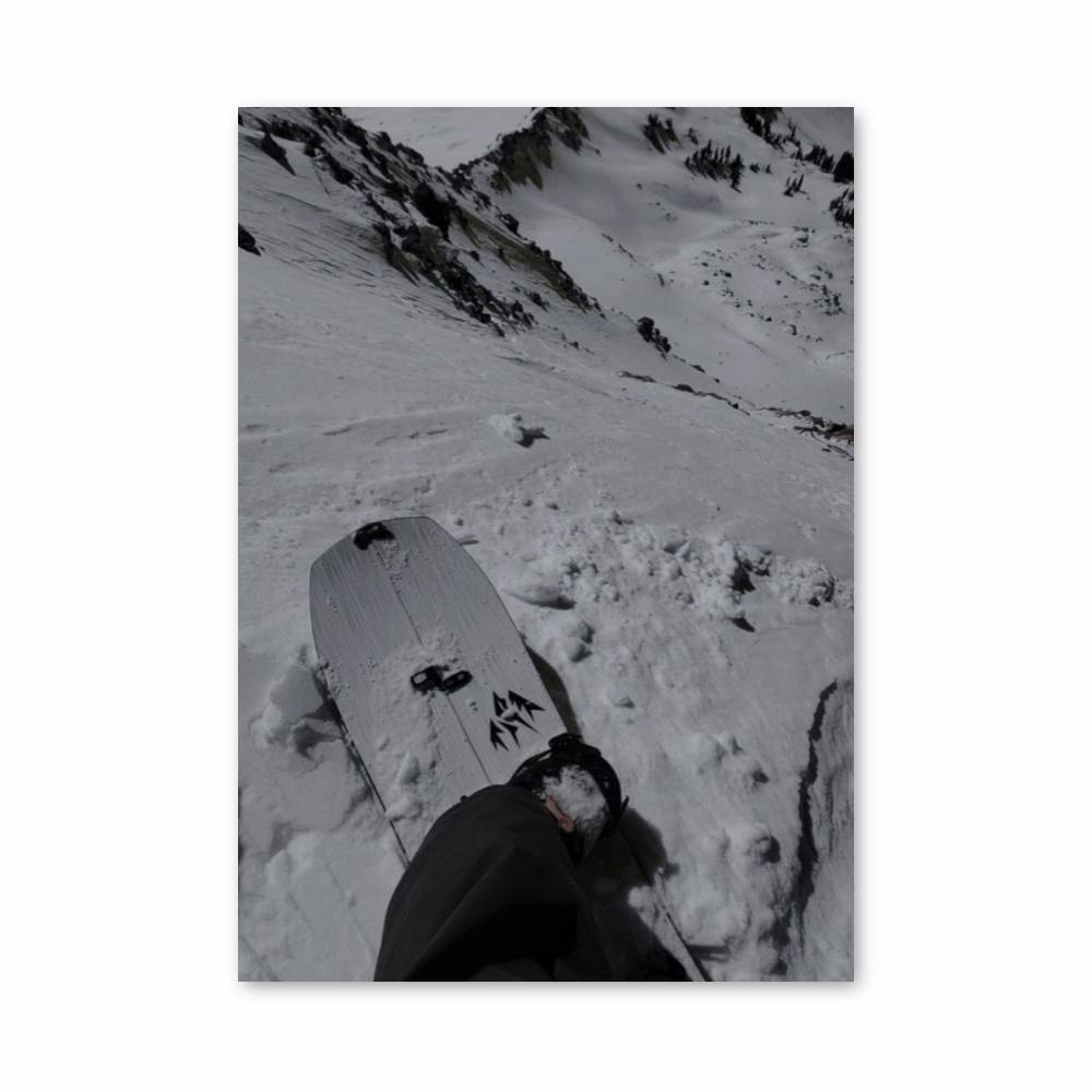 Poster Descente Alpiniste