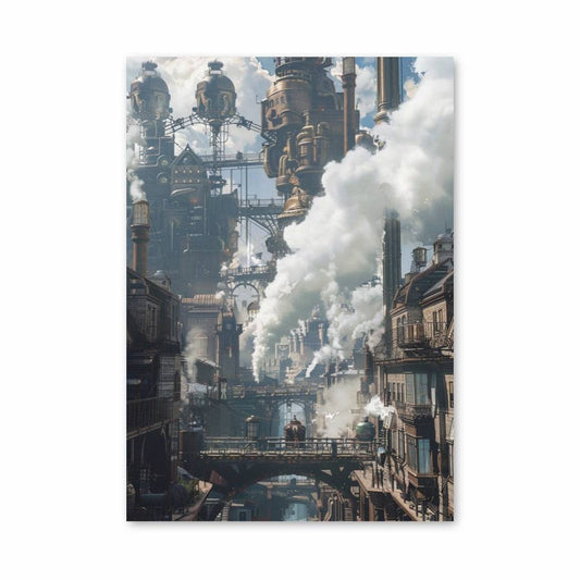 Poster Ville Mécanique