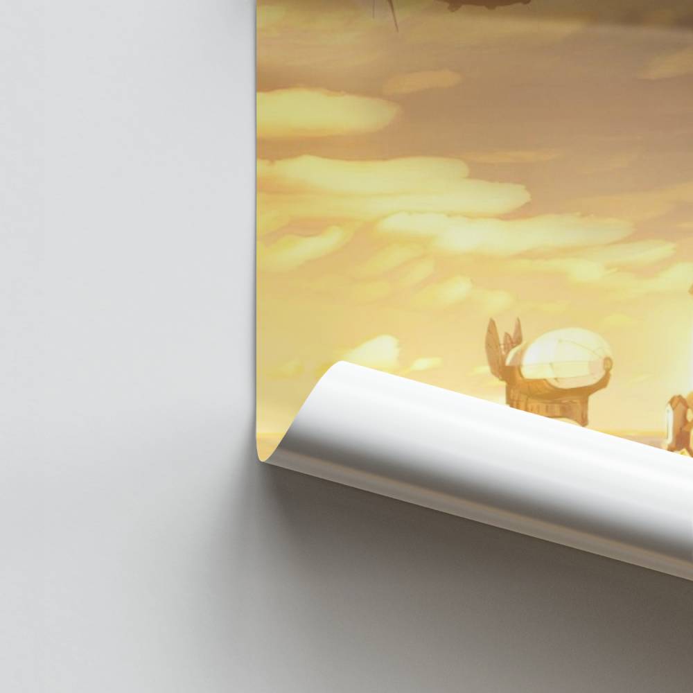 Poster Aéroville Steampunk