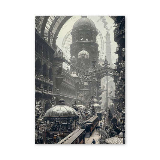 Poster Steam Cityscape