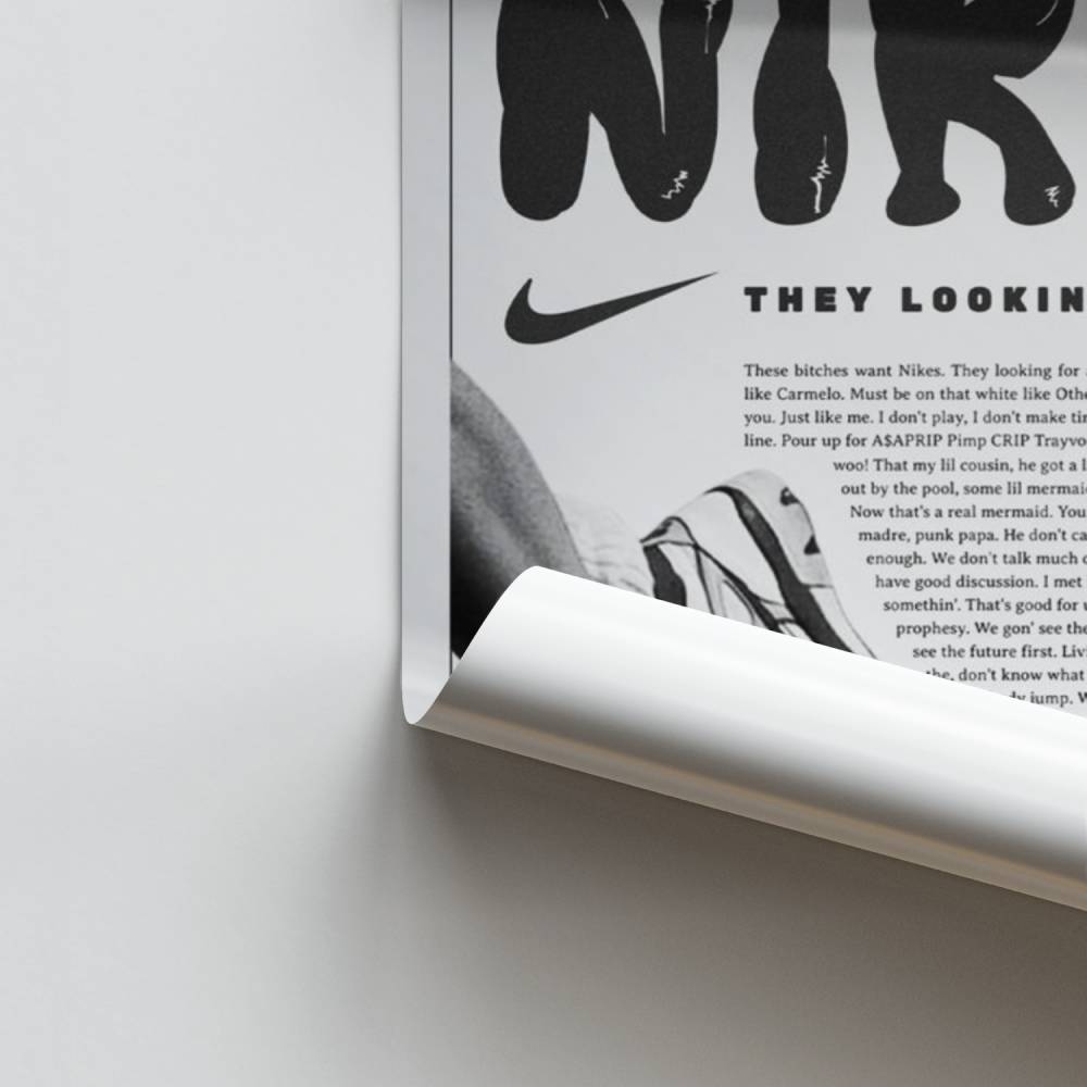 Poster Nike Vintage Press