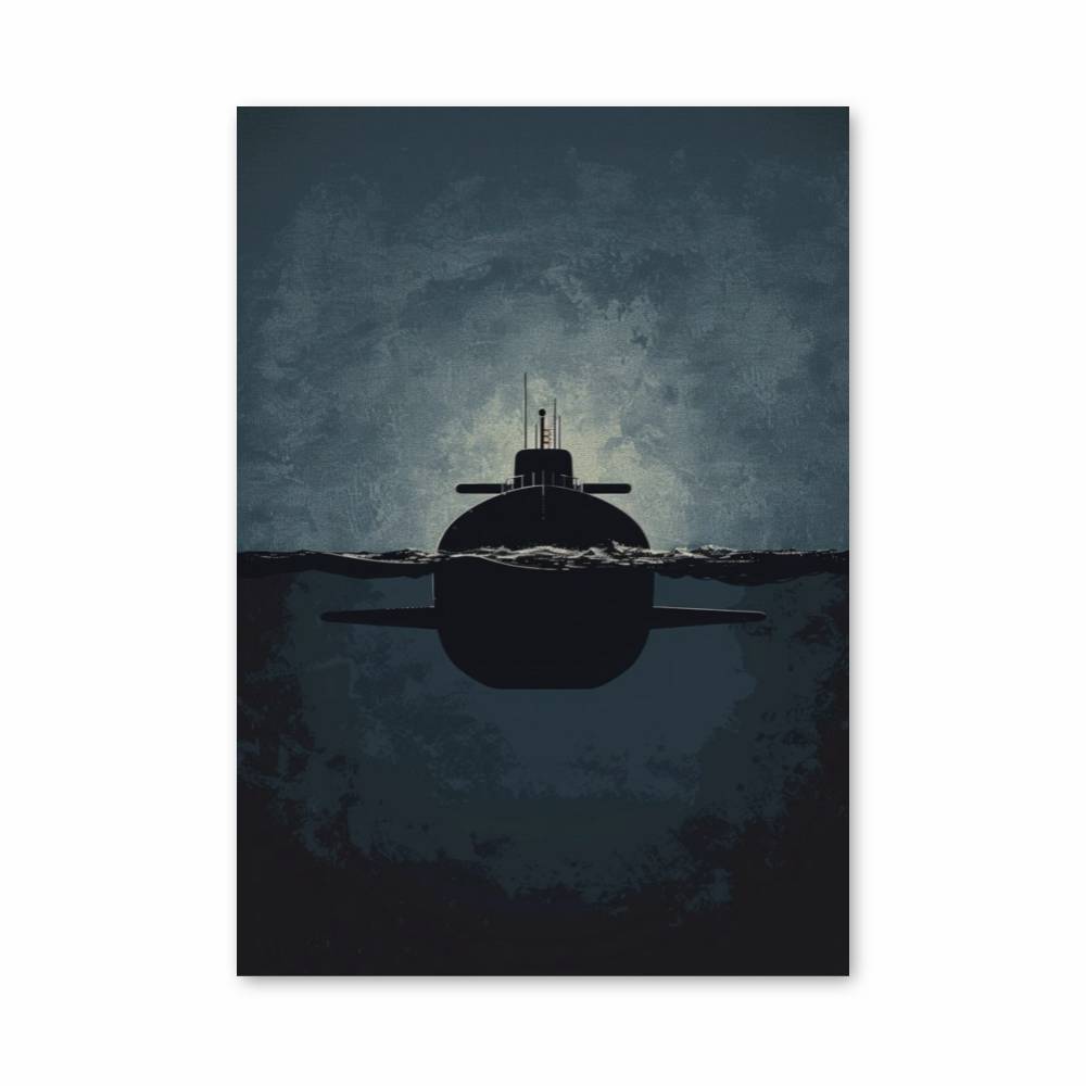 Poster Silence Sous-Marin