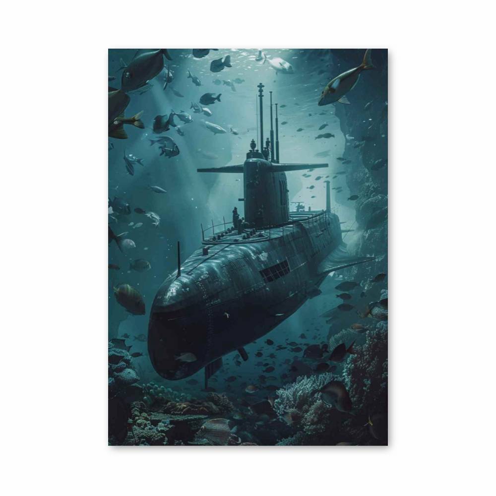Poster Sous-Marin Abyssal